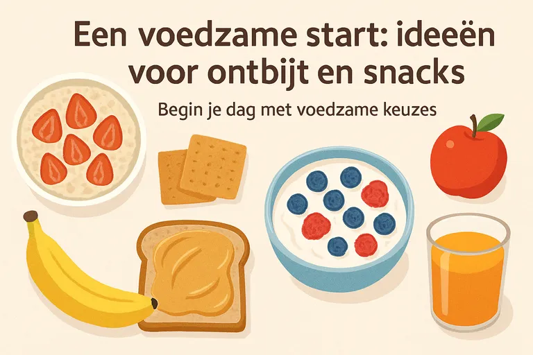 Een voedzame start: ideeën voor ontbijt en snacks