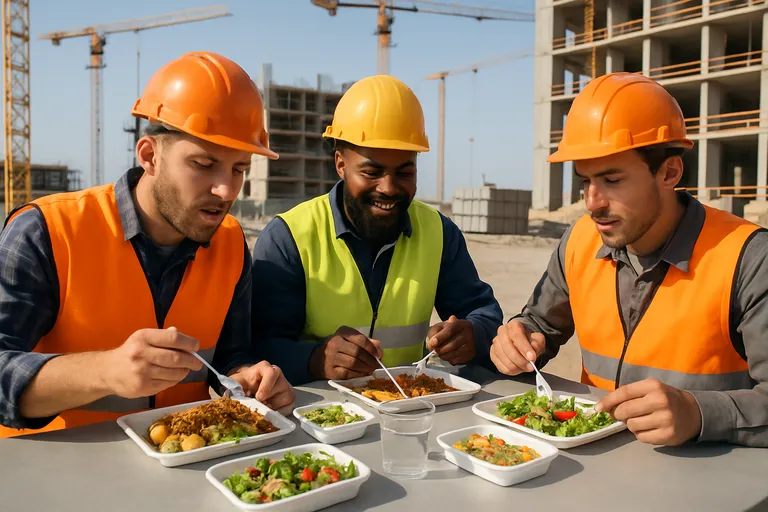 Catering voor bouwprojecten